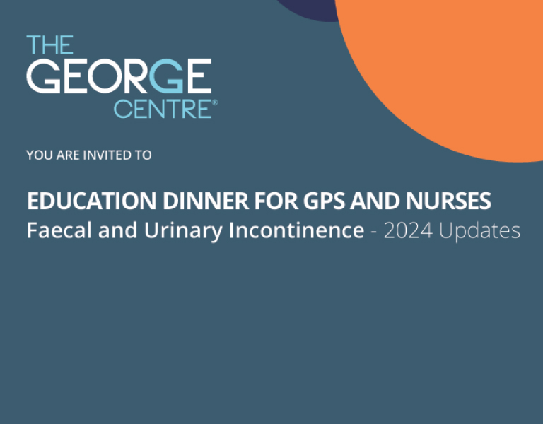 GP Education Events – Faecal and Urinary Incontinence